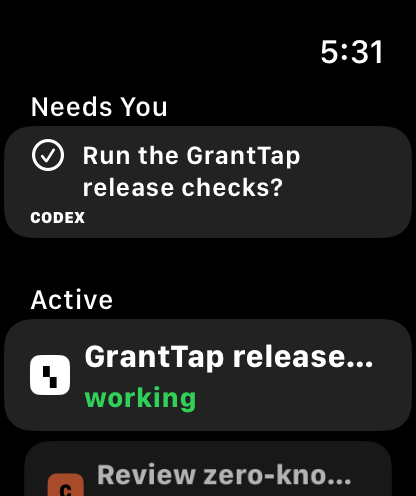 GrantTap Needs You on Apple Watch
