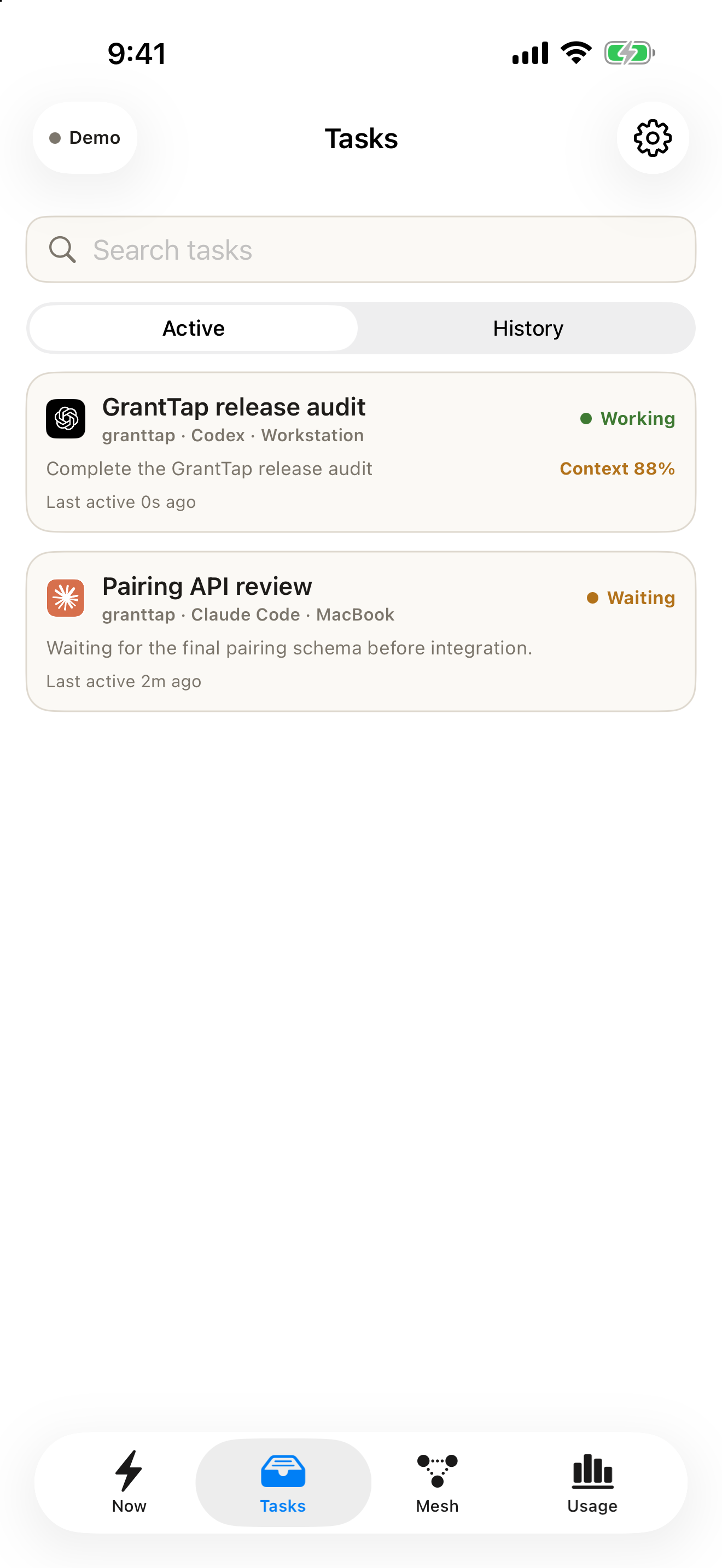 GrantTap Tasks